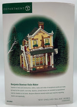 Load image into Gallery viewer, Retired Department 56- New England Village "Benjamin Bowman Violin Maker"