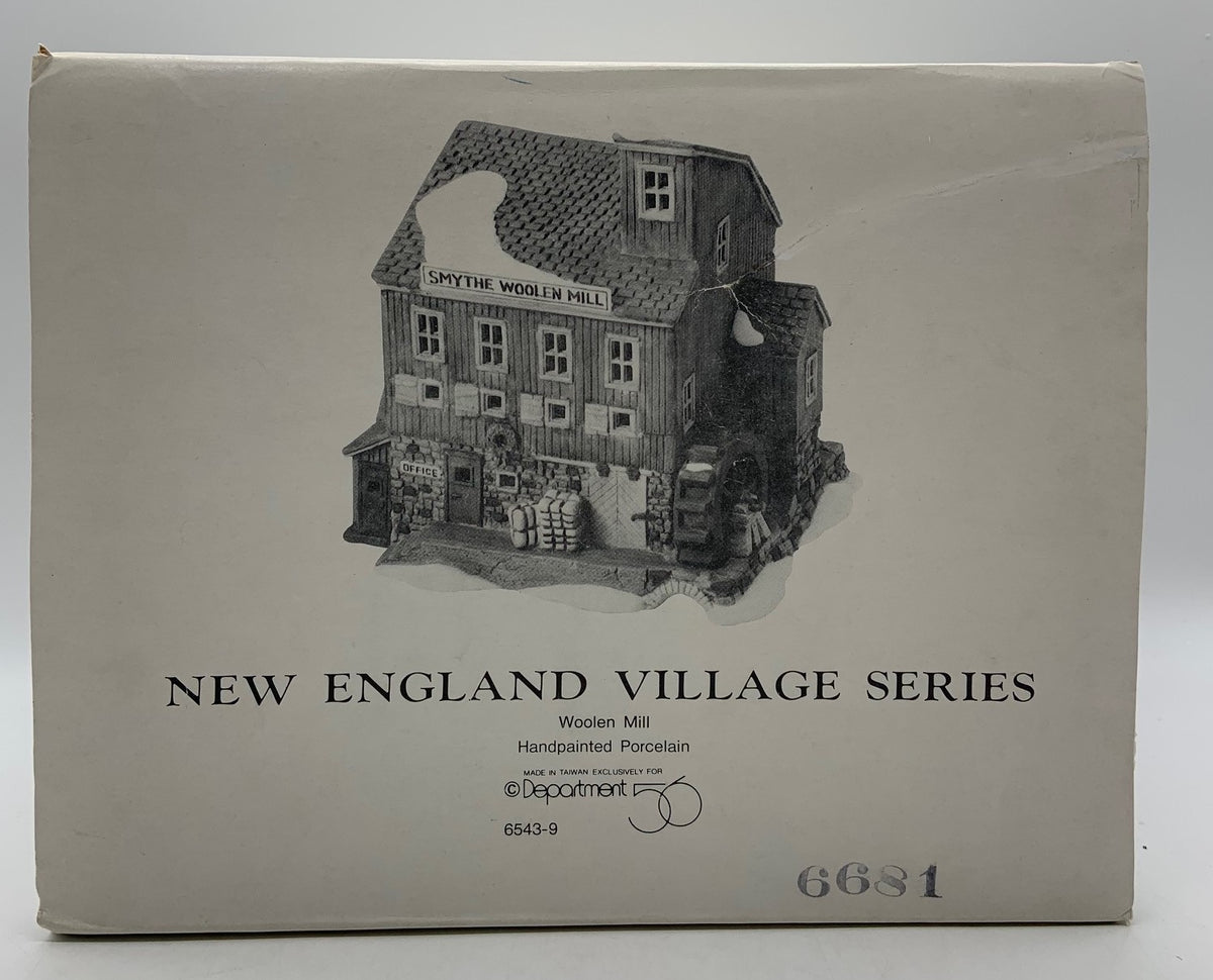Retired Department 56- New England Village "Smythe Woolen Mill"