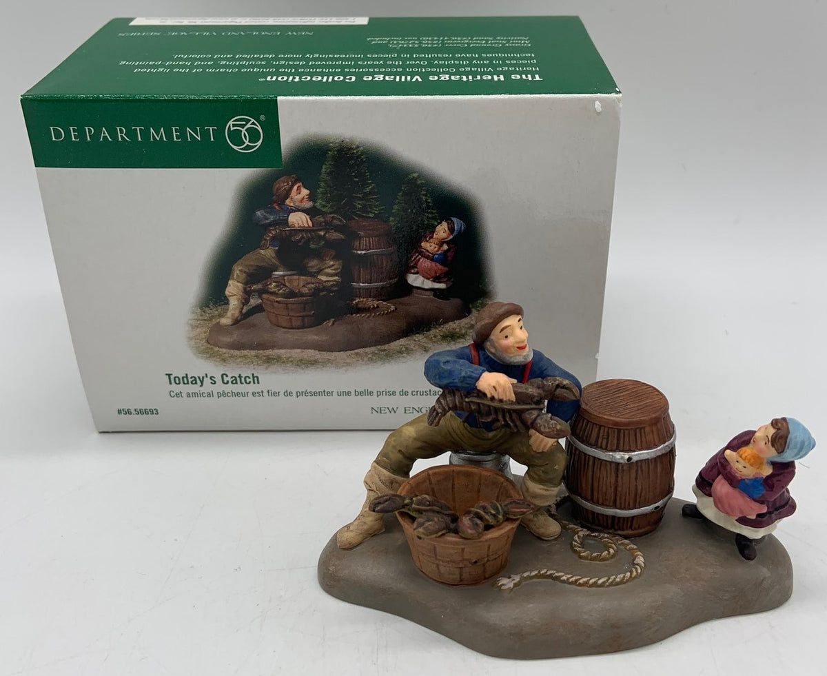Dept 56- New England Village Series "Today's Catch" accessory