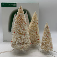 Load image into Gallery viewer, Dept 56- General Accessories "Twinkling Lit Trees - White" accessory