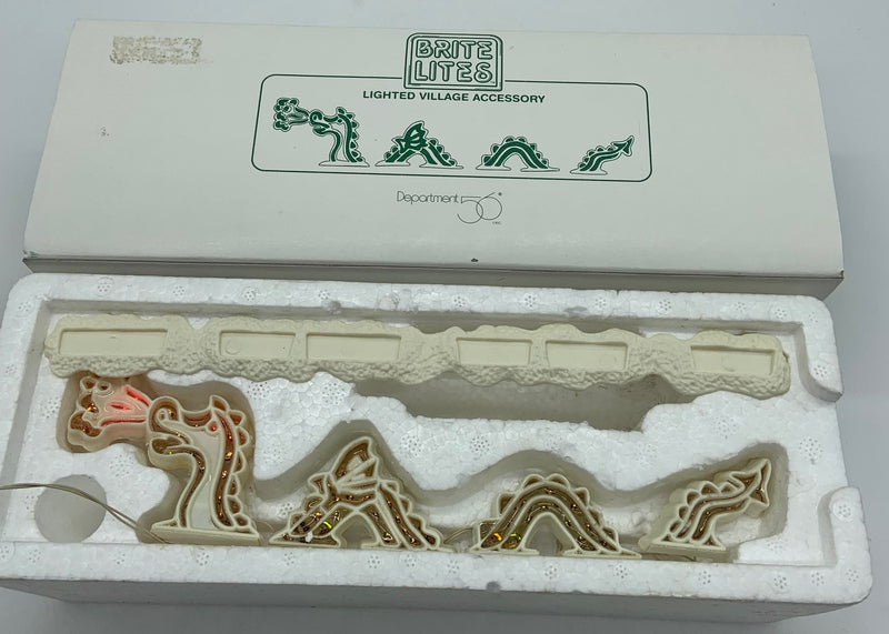 Dept 56- Brite Lites "Snow Dragon" accessory