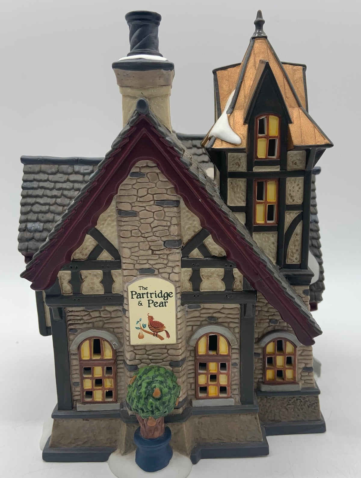 Retired Dept 56- Dickens' Village "The Partridge & Pear"