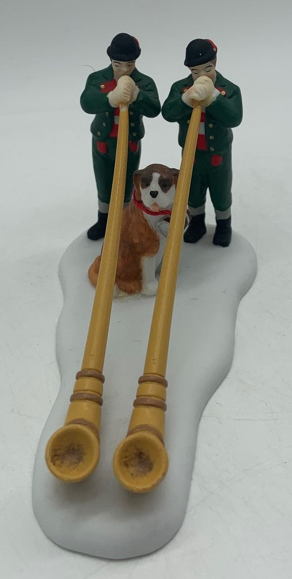 Dept 56- Alpine Village "Alpenhorn Serenade" accessory