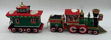 Load image into Gallery viewer, Dept 56- North Pole Series "Northern Lights Express Engine and CabOOse"