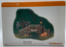 Load image into Gallery viewer, Dept 56- Snow Village Halloween "Creepy Creek Bridge" accessory