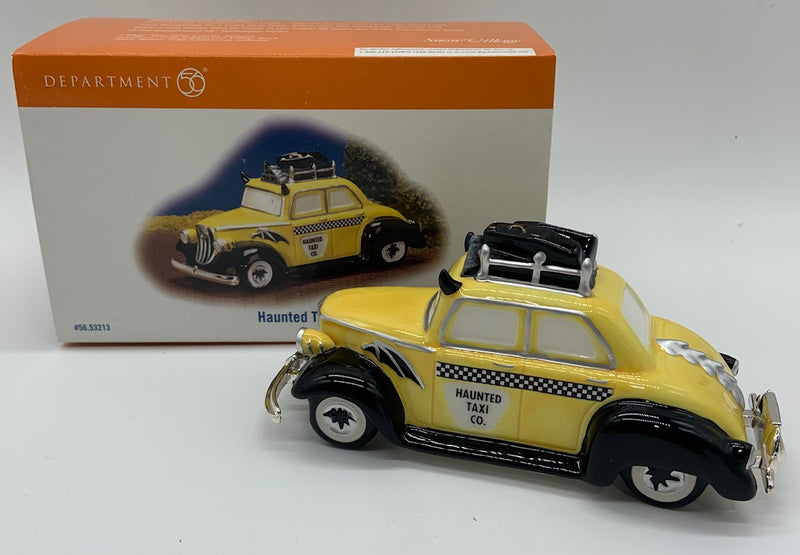 Dept 56- SV Halloween "Haunted Taxi" accessory
