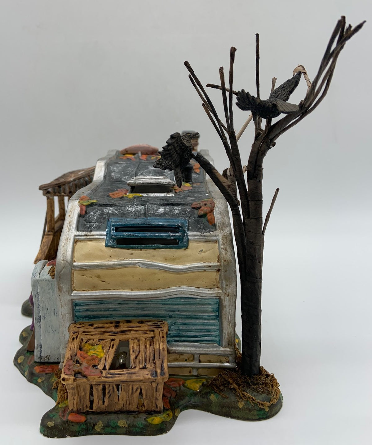 Dept 56- Snow Village Halloween "Lot 13, Crystal Lake"