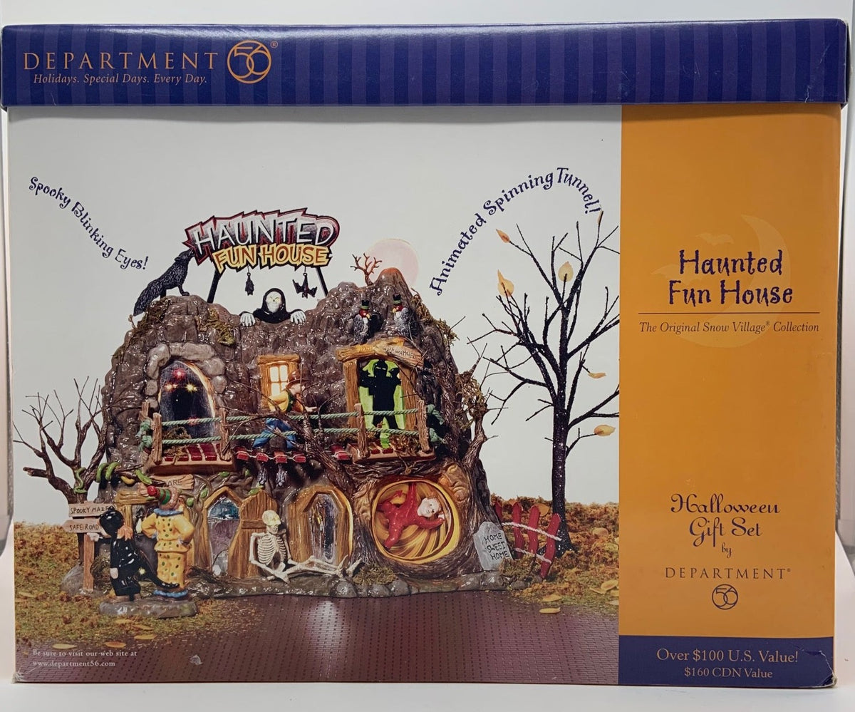 Department 56- Snow Village Halloween "Haunted Fun House"