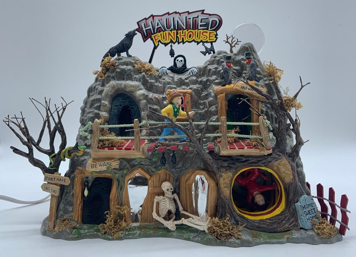 Dept 56- Snow Village Halloween "Haunted Fun House"