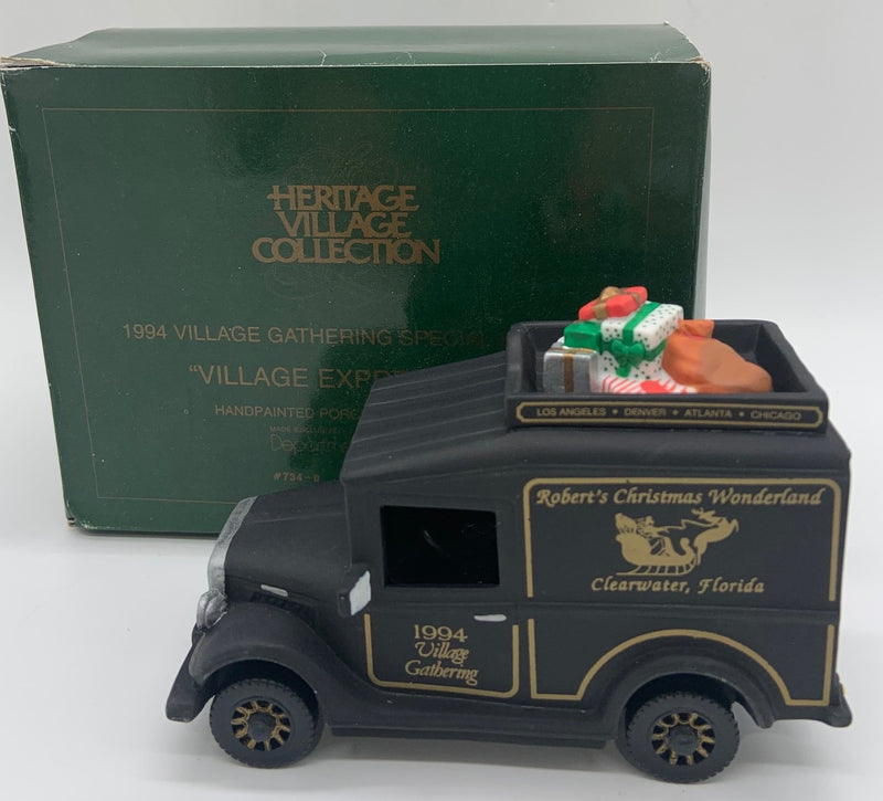 Department 56- Village Accessories "Village Express Van" Robert's accessory