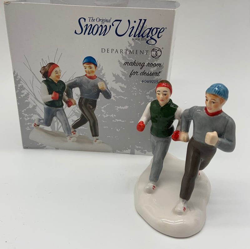 Dept 56- Snow Village "Making Room for Dessert"