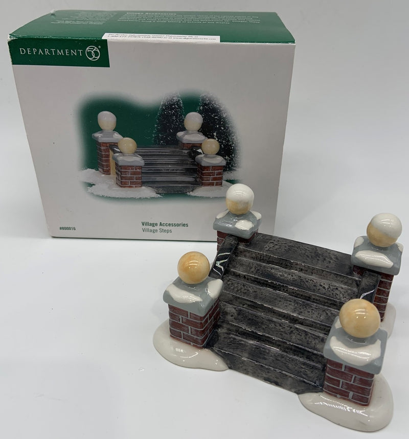 Dept 56- Village Accessories Village Steps
