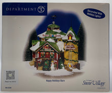 Load image into Gallery viewer, Retired Department 56- Snow Village "Happy Holidays Barn"