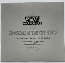 Load image into Gallery viewer, Department 56- Christmas in the City "Cathedral Church of St. Mark"