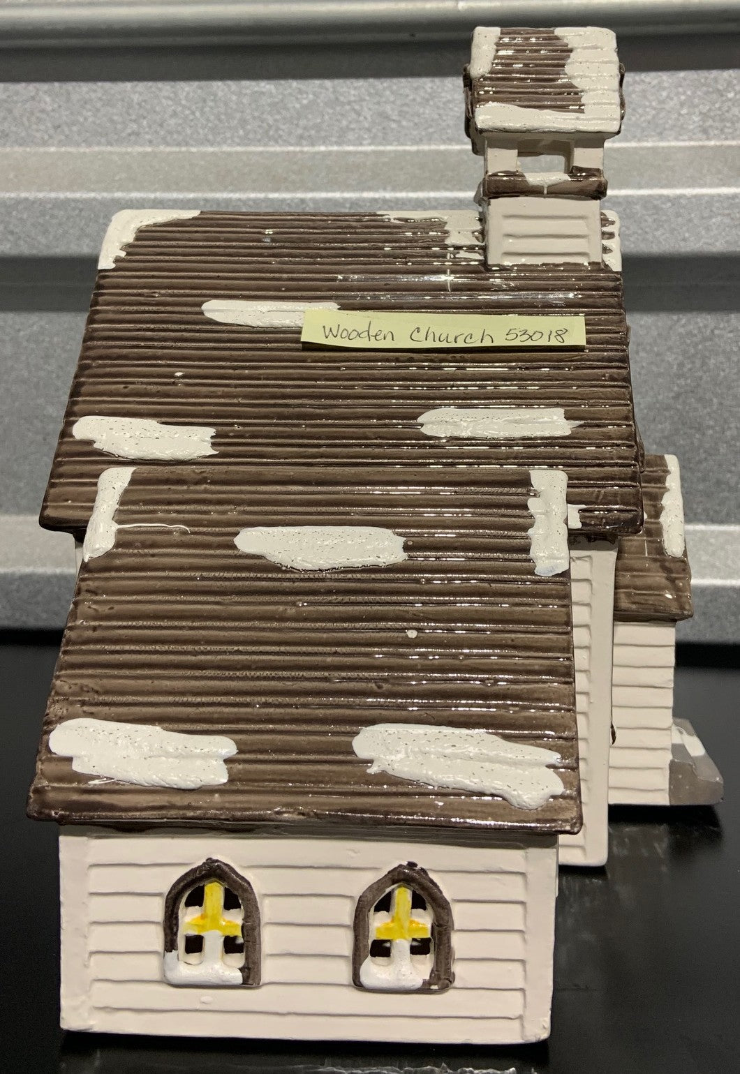Department 56- Snow Village "Wooden Church"
