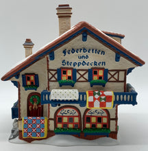 Load image into Gallery viewer, Dept 56- Alpine Village "Federbetten und Steppdecken"