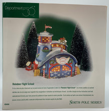 Load image into Gallery viewer, Retired Department 56- North Pole Village "Reindeer Flight School"
