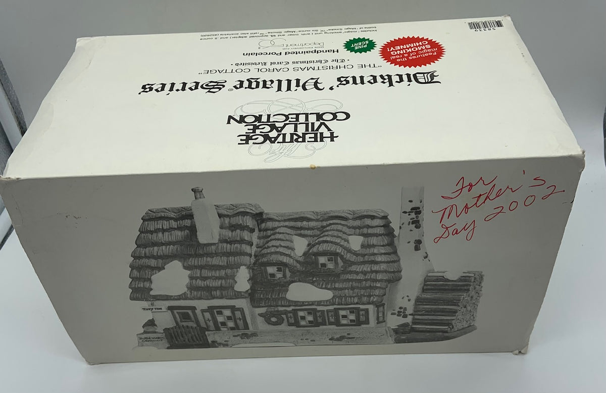 Dept 56- Dickens' Village "The Christmas Carol Cottage" see note