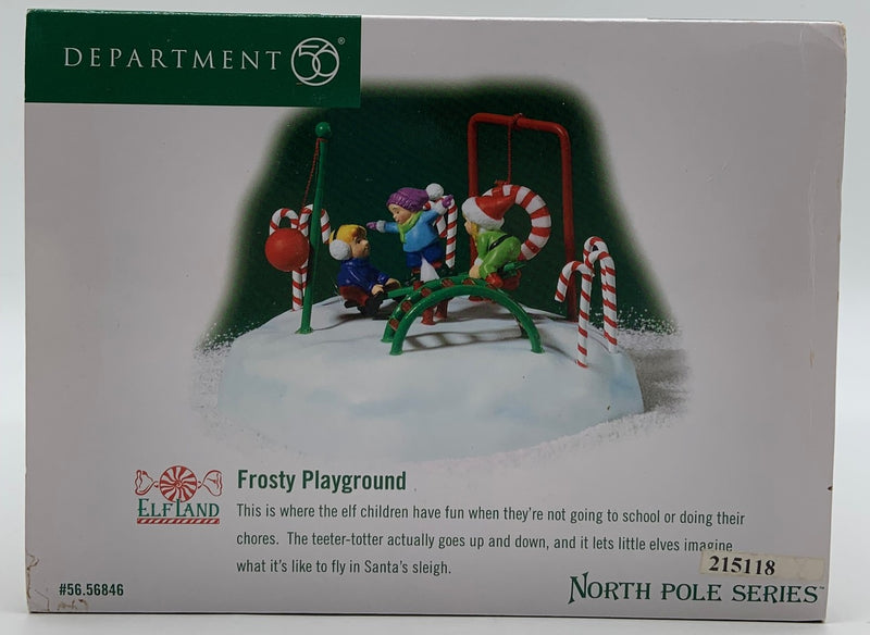 Dept 56- North Pole Village "Frosty Playground"