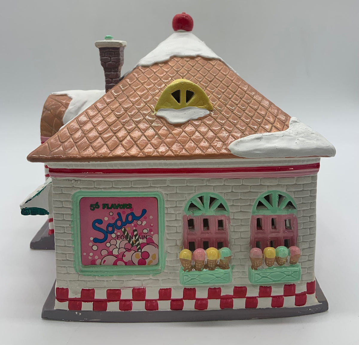 Dept 56- Snow Village "56 Flavors Ice Cream" see note