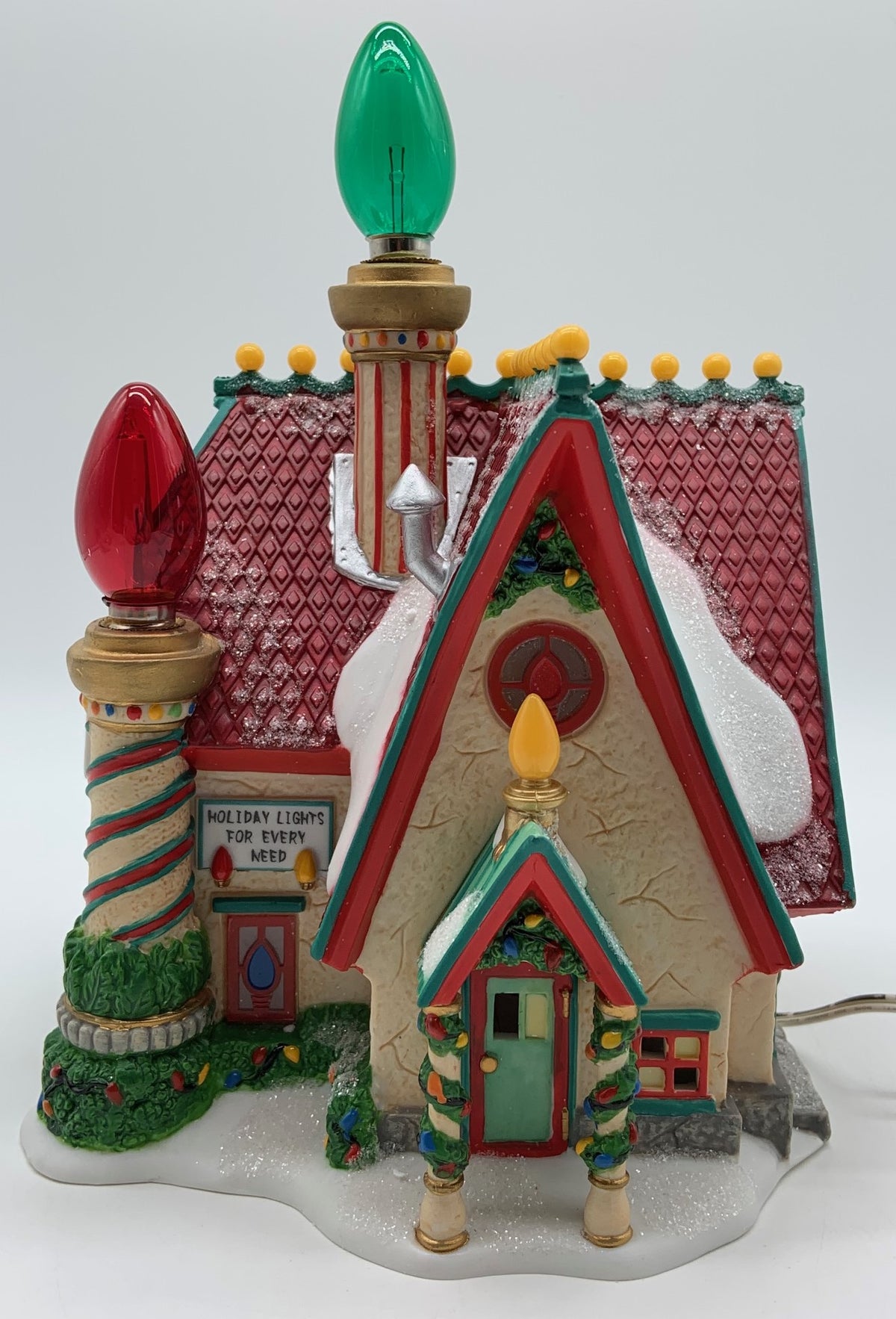 Department 56- North Pole Series "Brite Lights Bulb Factory"