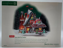 Load image into Gallery viewer, Dept 56- North Pole Series "Coca-Cola Fizz Factory"