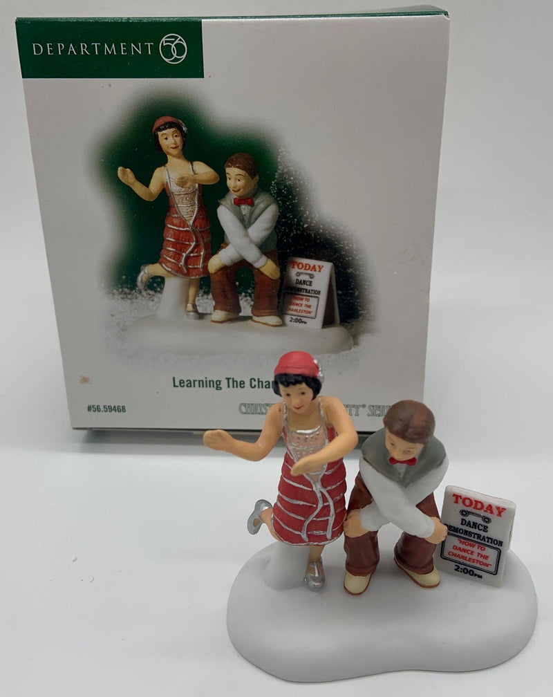 Dept 56- Christmas in the City "Learning the Charleston" accessory