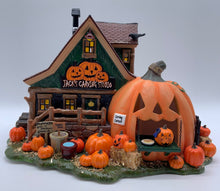 Load image into Gallery viewer, Dept 56- Halloween "Jack's Pumpkin Carving Studio"