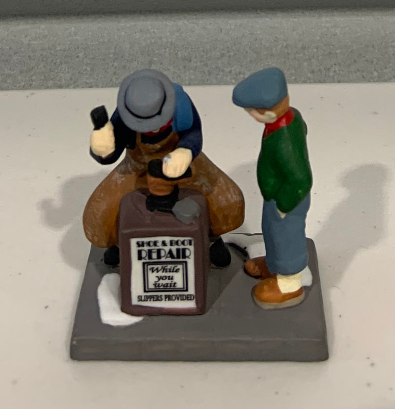 Dept 56- Christmas in the City "Sidewalk Shoe Repair" accessory