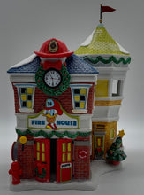 Load image into Gallery viewer, Dept 56- Disney- Mickey's Merry Christmas Village "Donald's Fire Station"