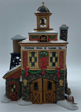 Load image into Gallery viewer, Dept 56- New England Village "Franklin Hook and Ladder"