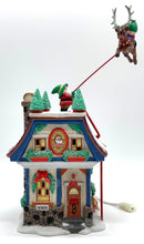 Load image into Gallery viewer, Dept 56- North Pole Series "Santa's Reindeer Rides"