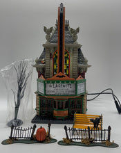 Load image into Gallery viewer, Dept 56- Snow Village Halloween LaGhosti Movie Theater"