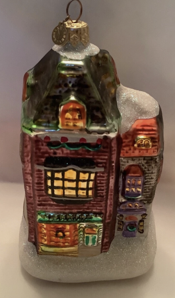 Dept 56- Christmas in the City "Dorothy's Dress Shop" Glass ornament