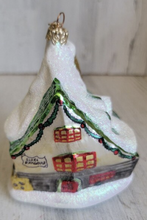Load image into Gallery viewer, Dept 56- North Pole "Elf Bunkhouse" Glass ornament