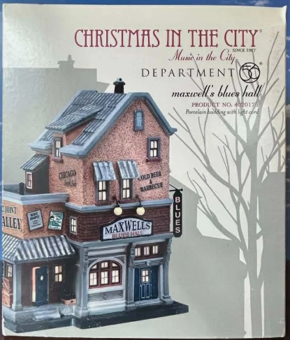 Department 56- Christmas in the City "Maxwell's Blues Hall"