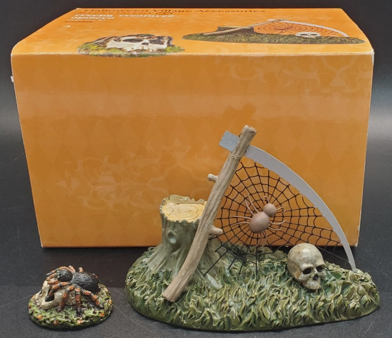 Dept 56- SV Halloween "Creepy Creatures Spiders" accessory