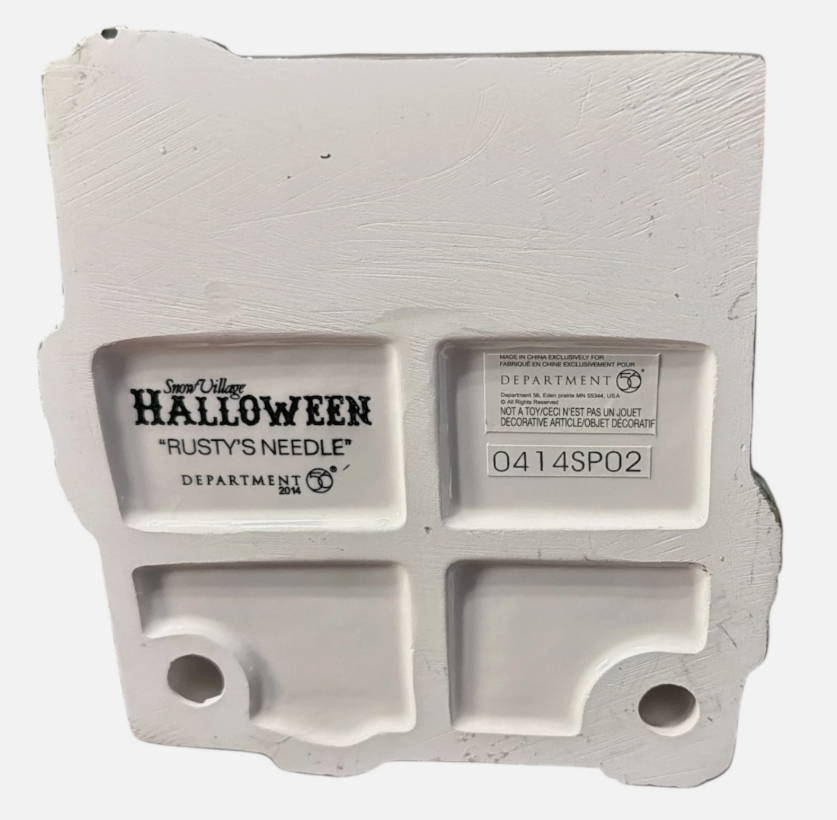Department 56- SV Halloween "Rusty's Needle"