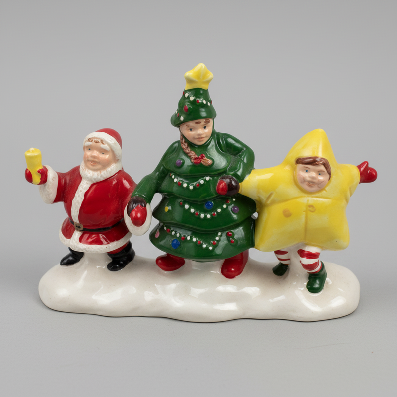 Dept 56- Snow Village "We're Going to a Christmas Pageant"
