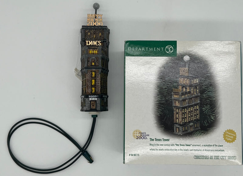 Dept 56- Christmas in the City "Times Tower" ornament