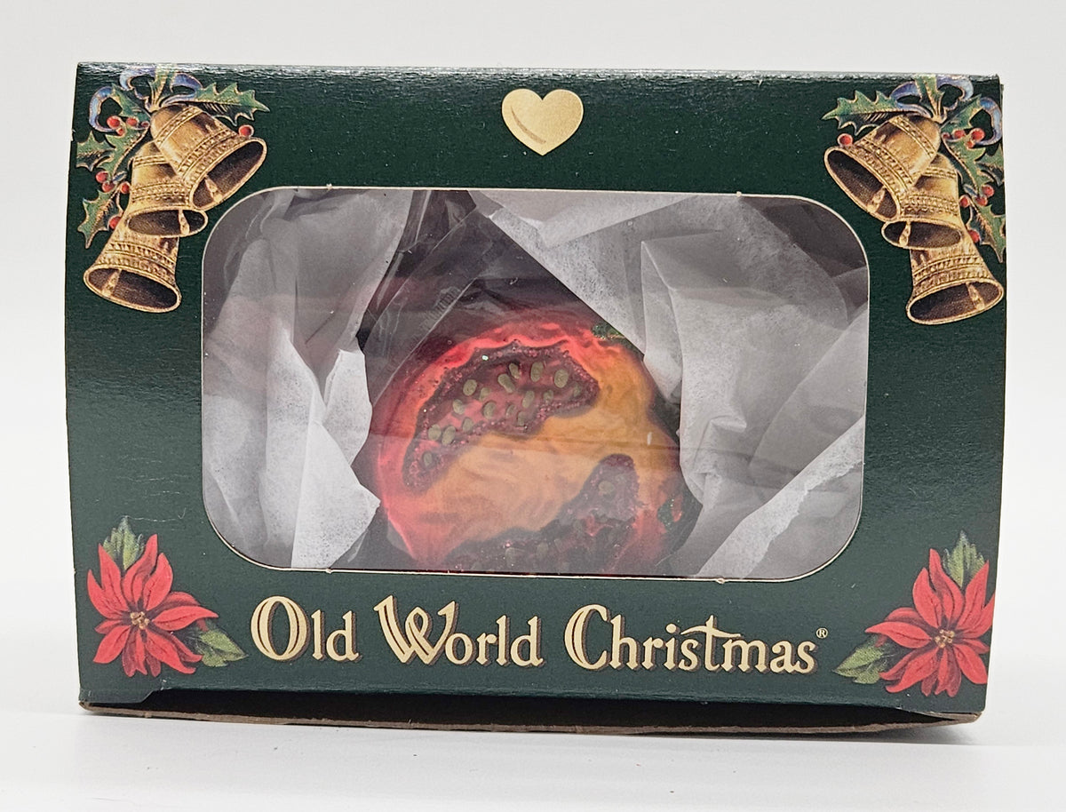 Old World Christmas Garden Tomato ornament #28081 – packaging photo