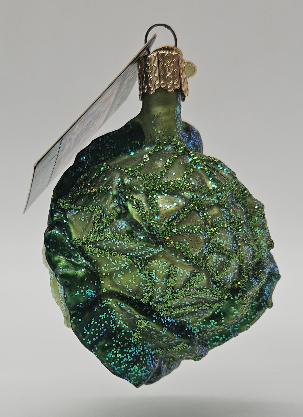 Old World Christmas Iceberg Lettuce ornament #28092 – front ornament view