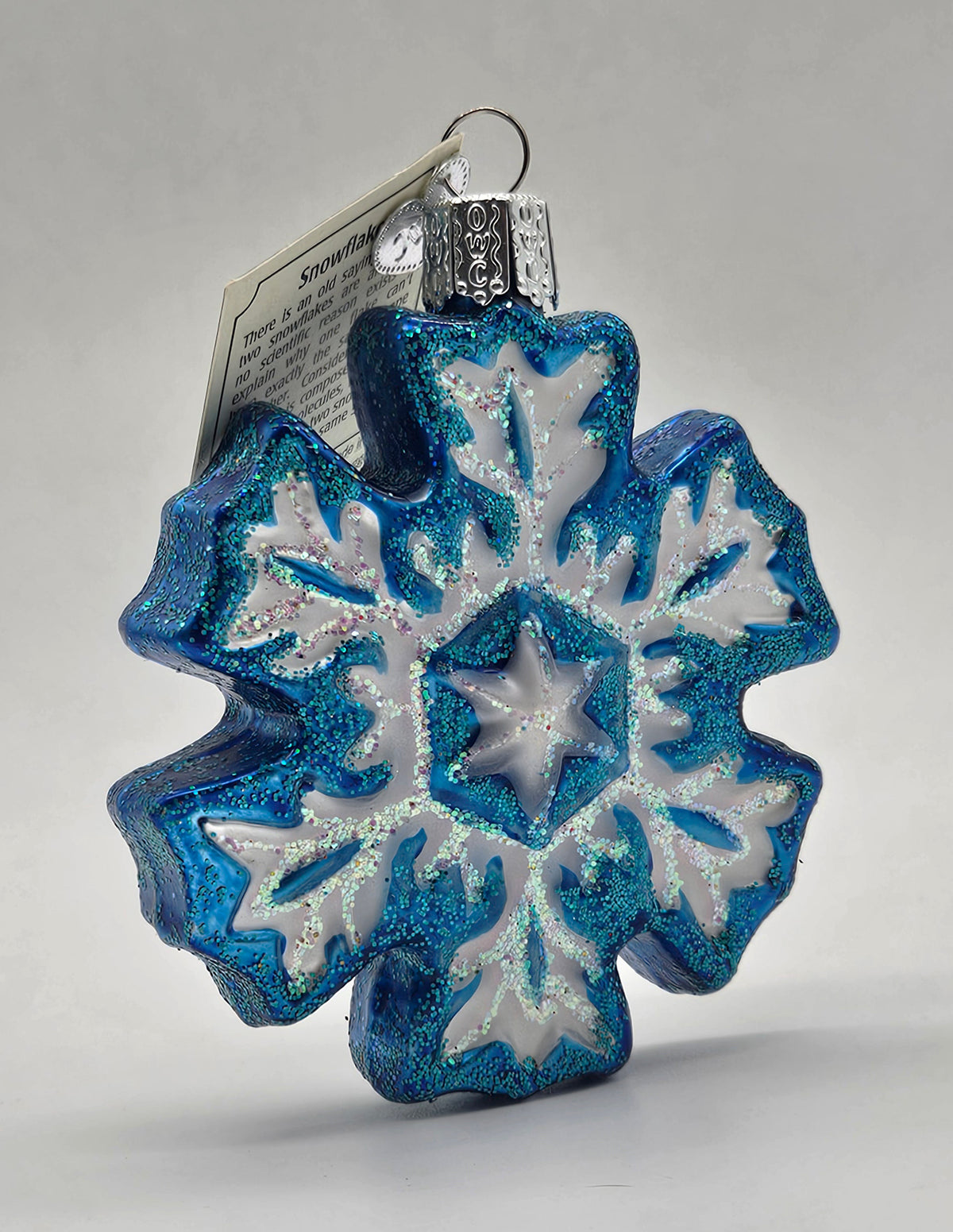 Old World Christmas Snowflake – Version 02 ornament #36076 – front ornament view