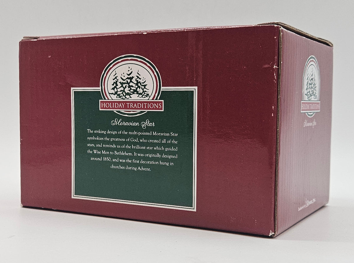 Roman – “Holiday Traditions Moravian Star” — original packaging