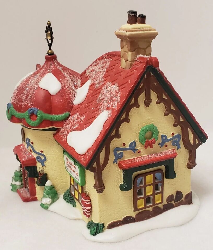 Retired Dept 56 North Pole Village "Custom Stitchers"