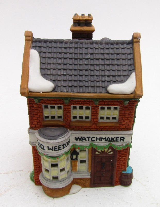 GEO WEETON WATCHMAKER 陶器製建物 Dept 56- Dickens' Village 
