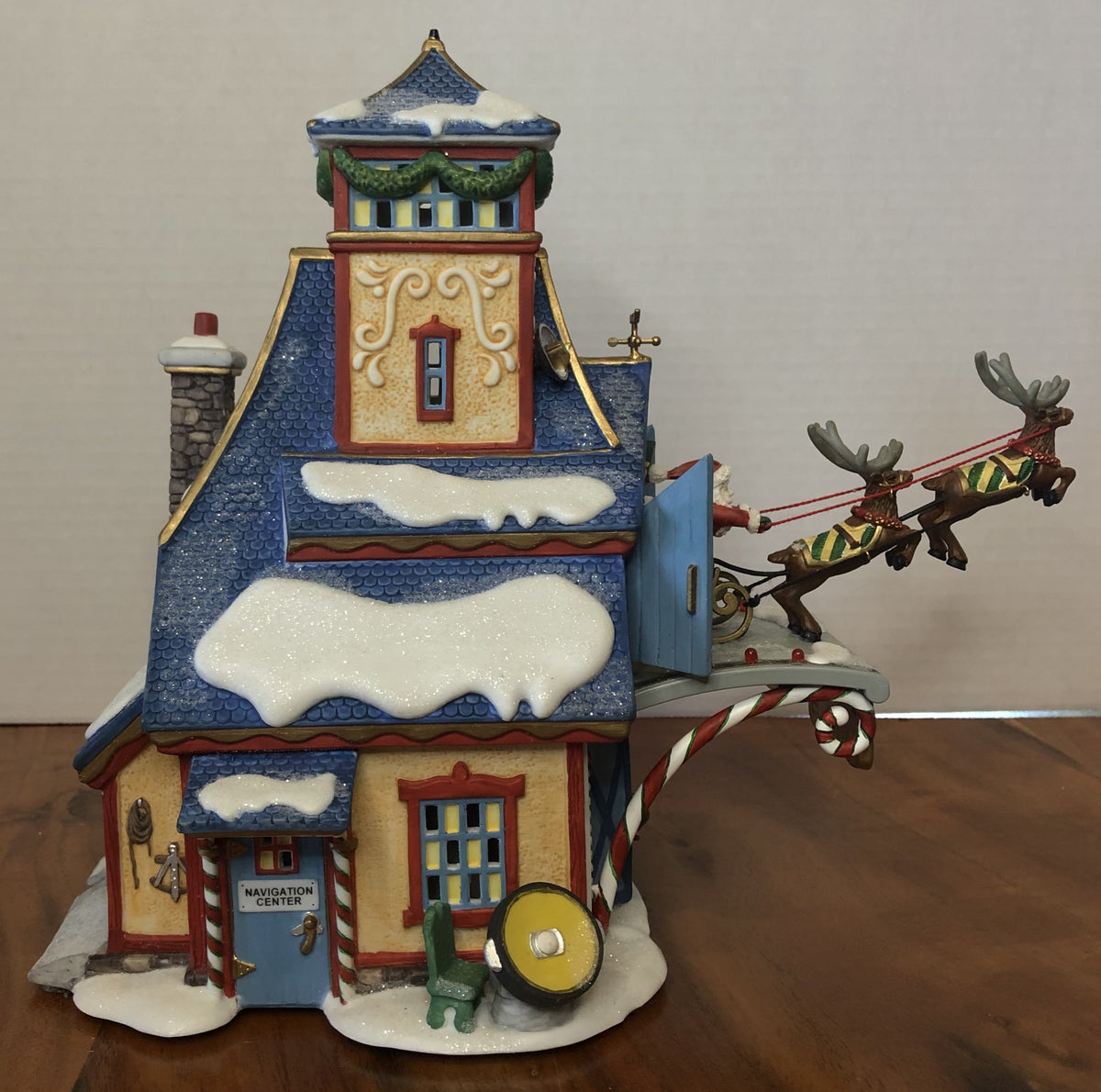 Retired Department 56- North Pole "Santa's Sleigh Launch"