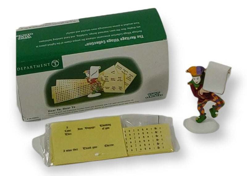 Dept 56- Heritage Village "Hear Ye, Hear Ye"