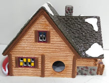 Load image into Gallery viewer, Department 56 Snow Village Hunting Lodge back