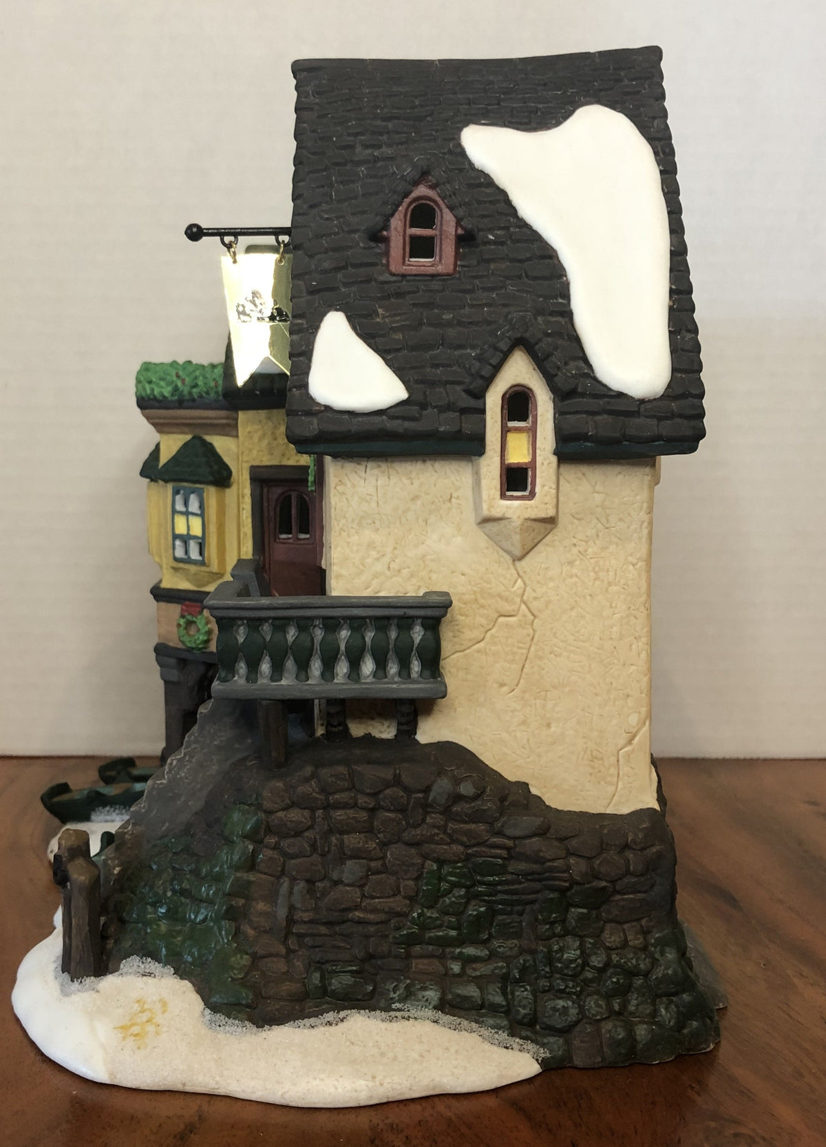 Department 56- Dickens' Village "The Grapes Inn" side